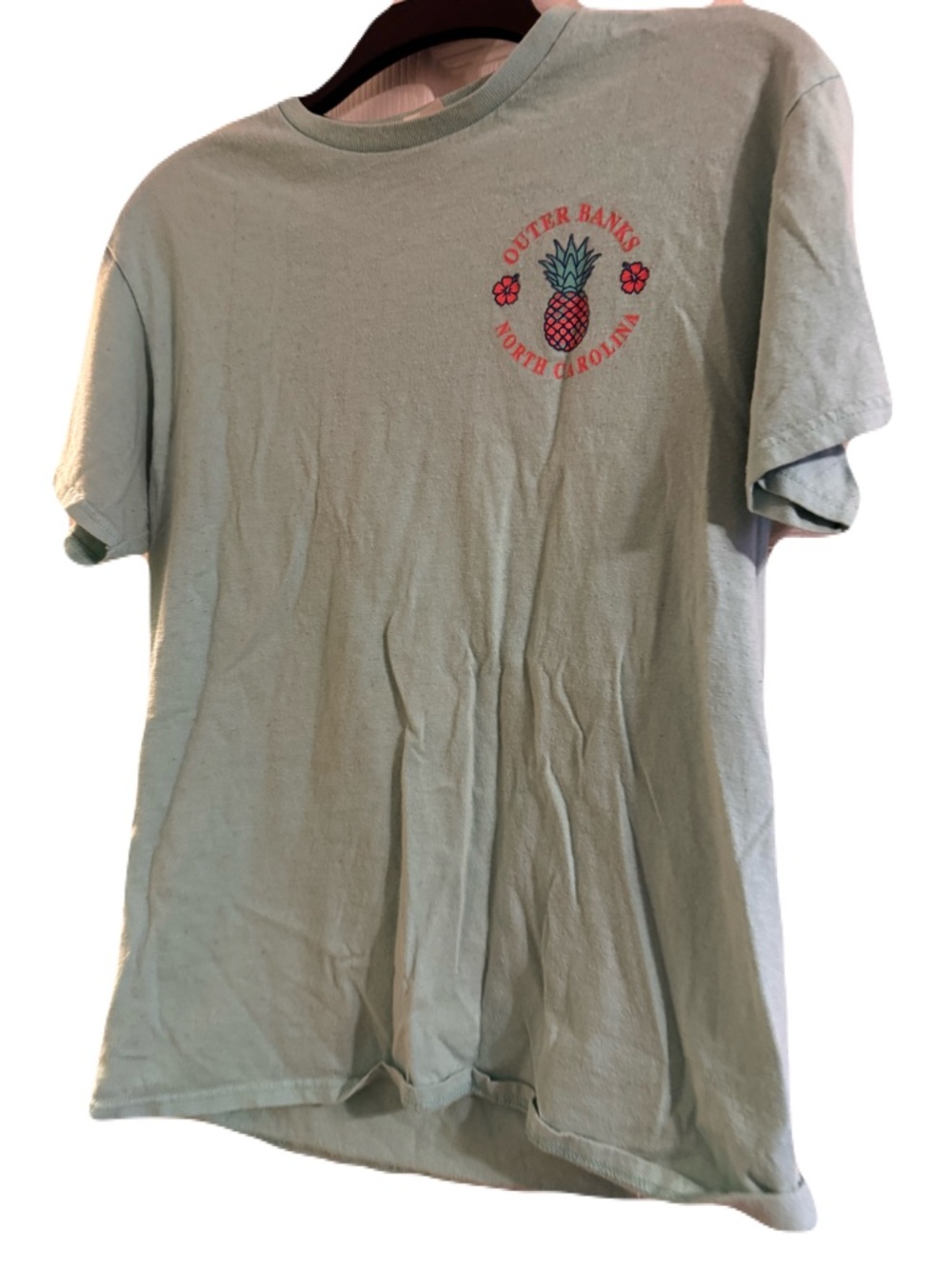 Outer Banks Pineapple Short Sleeve Tee - Teal Green